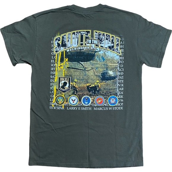 Vintage Motorcycle/Rolling Thunder XXIX and Veterans Salute SS Tee - Picture 2 of 4